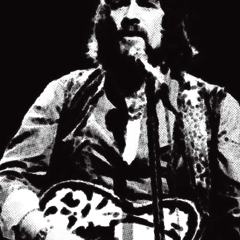 Waylon Jennings on his Telecaster
